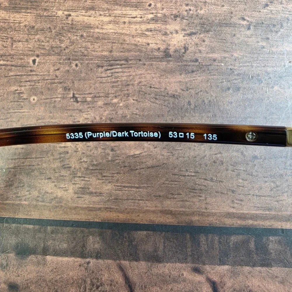 Coach HC 6077 5335 Purple Dark Tortoise Eyeglasses Women's53-15-135‎ FRAMES ONLY